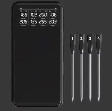 Thermomètre à viande sans fil 4 sondes P1-P4 DrillSense