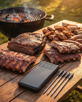 Thermomètre 4 sondes GrillSense au barbecue